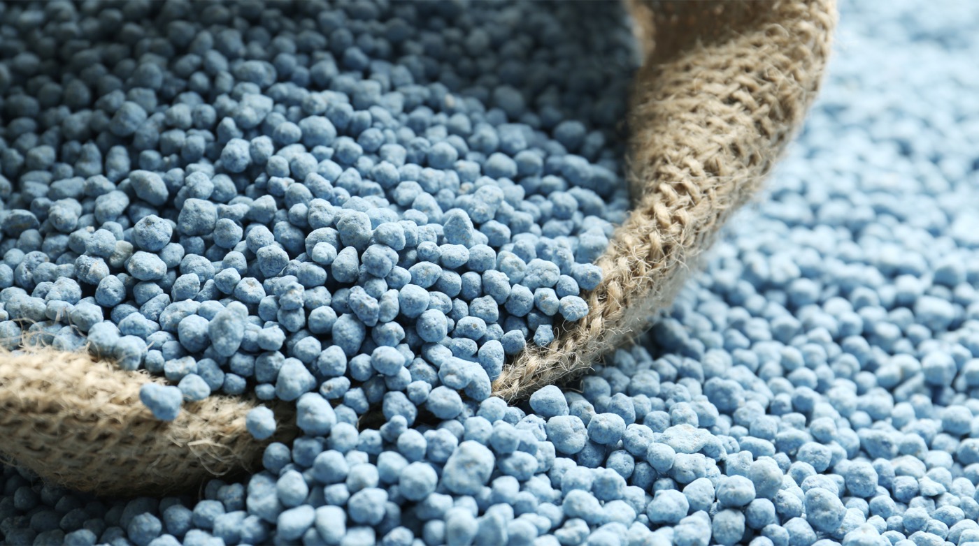 NPK fertilizer granules